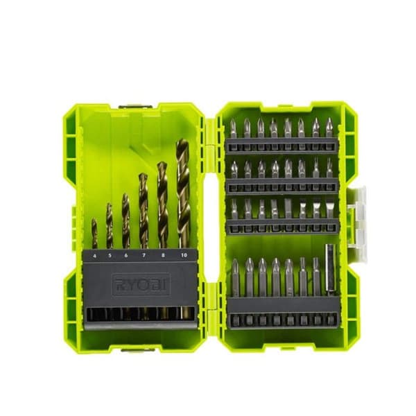 RYOBI 38-Piece Mixed Drilling and Screwdriving Accessory Set - RAK38SDD