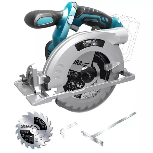 Dedra Circular Saw 18V 165 mm DED7064 for Home Use