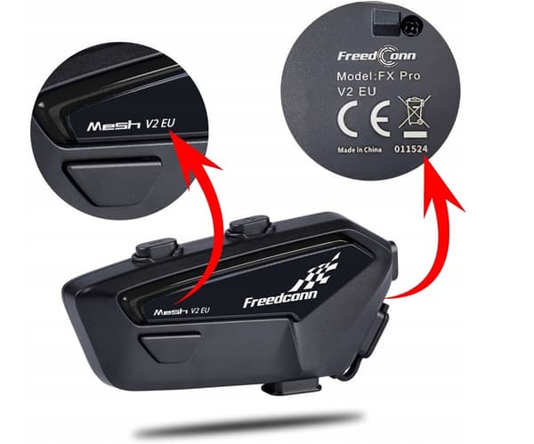 FreenConn FX Pro V2 EU MESH Motorcycle Intercom