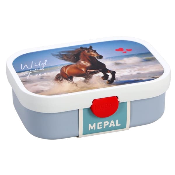 Mepal Lunchbox Campus Wild Horse White/Blue