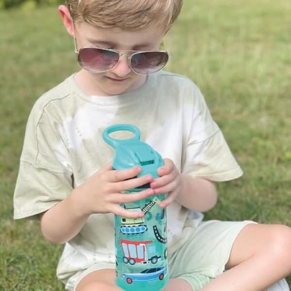 NUBY Super Quench Water Bottles - 2-Pack - 540 ml - Blue