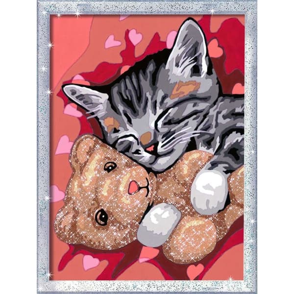 Ravensburger CreArt Paint by Numbers Peaceful Cat - Suitable for Ages 9+