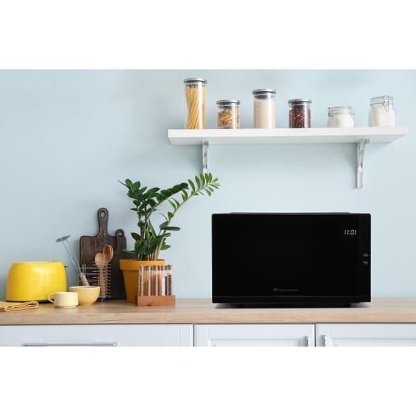 CONTINENTAL EDISON CEMO23B Microwave - Black - 1280W - 23 L W48 D33.7