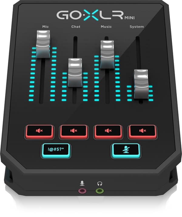 TC Helicon Go XLR Mini - Mixer and Audio Interface for Online Broadcasting