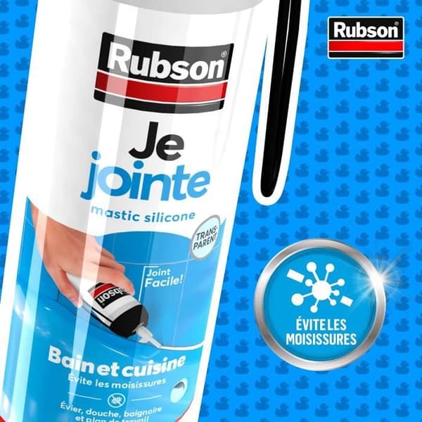RUBSON Sanitary Sealant - Trigger Applicator - White - 200 ml