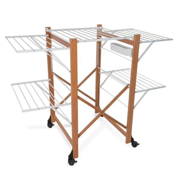 ARREDAMENTI ALIANTE Drying Rack 132 x 105 cm Brown