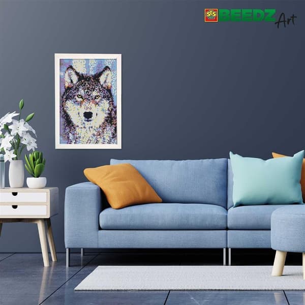 SES Creative Beedz Art Iron-on Beads Wolf 7000 Pieces