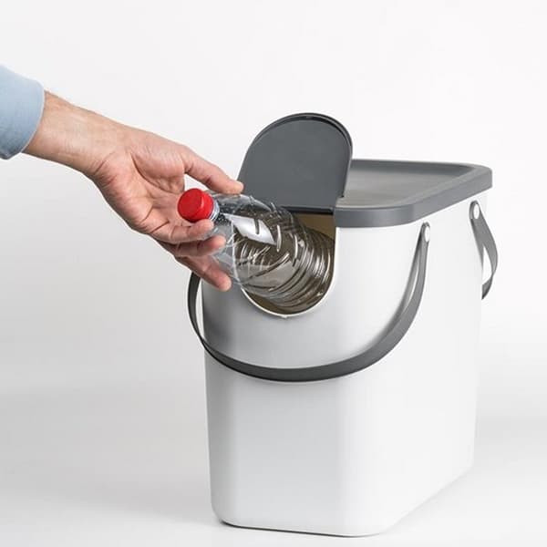 Rotho Albula Waste Separator 25 L Cappuccino