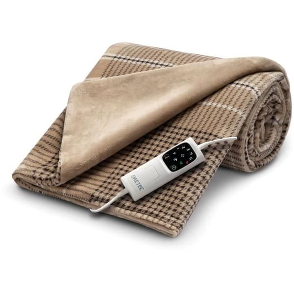Imetec Heated Blanket - 180x140 cm - 6 Temperature Settings - Adapto Technology - Washable