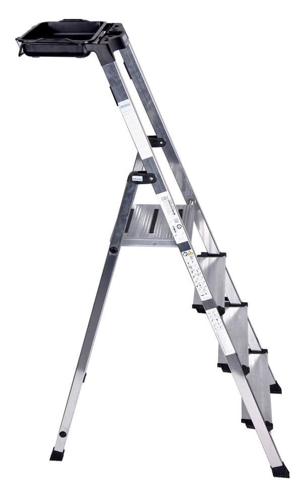 Krause Secury Folding Ladder Silver