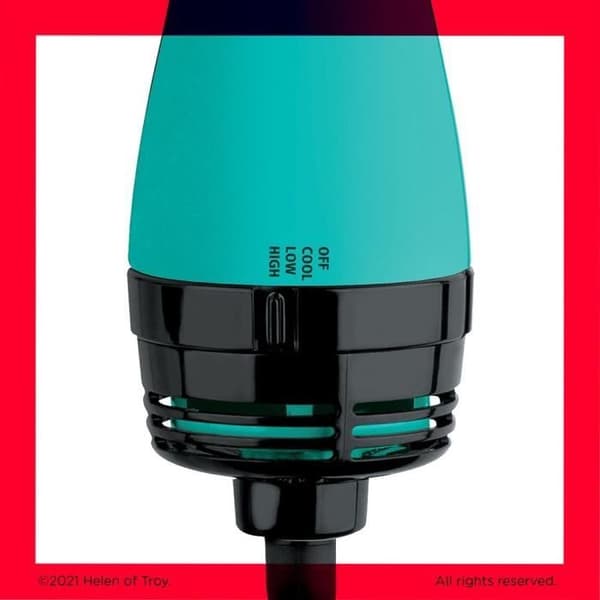 REVLON Volumizing Drying Brush - Teal Blue - Ionic Technology - 2 Speeds, 3 Heat Settings