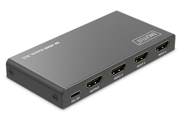 Digitus 8K HDMI Switch 3x1 with Remote Control