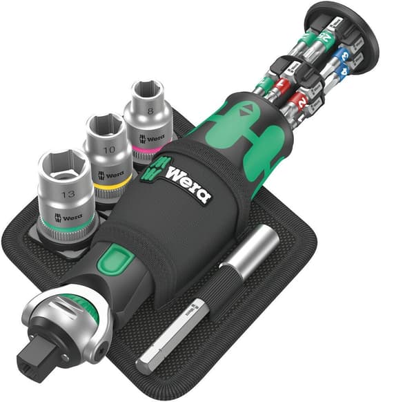 Tool Set with Ratchet 3/8" 18 pcs 8009 Zyklo Pocket 18pcs