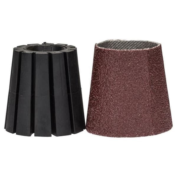 Bosch Abrasive Sleeve and Holder Set - Grit 80, Width 30 mm, Conical