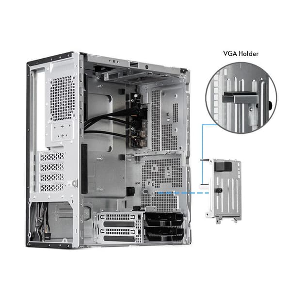 Chieftec BS-20B-OP Midi Tower Case Black