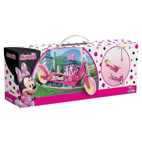 DISNEY MINNIE 2-Wheel Folding Scooter - Height Adjustable