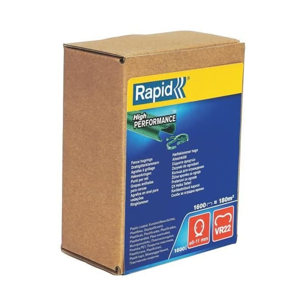 RAPID VR22 Green Staples 1600 Count