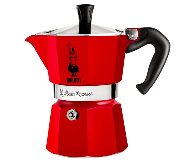 Bialetti Moka Espresso Coffee Maker Red