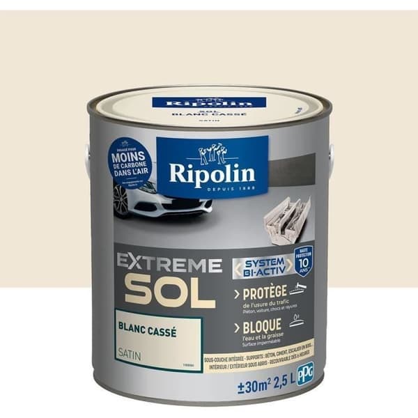 RIPOLIN Extreme Floor Protection Satin Off-White 2.5 L