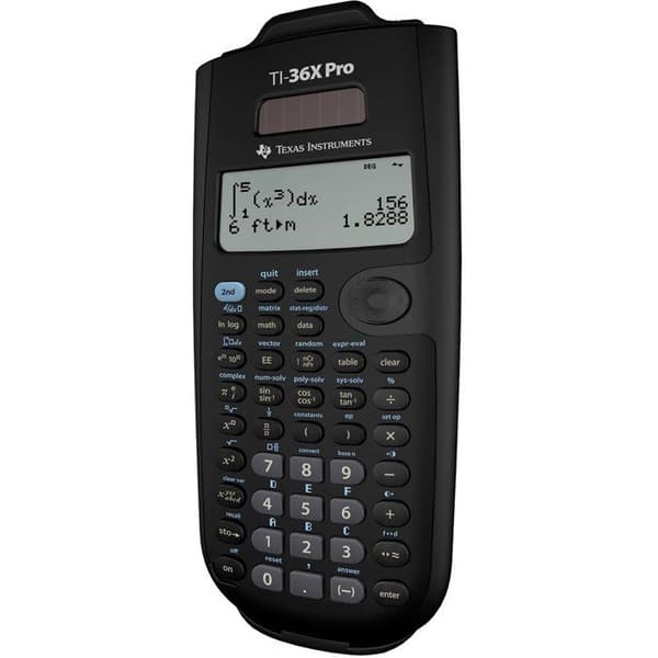 TEXAS INSTRUMENTS Scientific Calculator TI-36 X PRO - Black