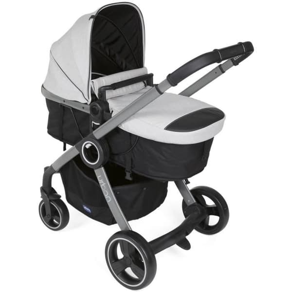 CHICCO Urban Pro Stroller - Grey Mist - Reversible Seat - Compact Fold