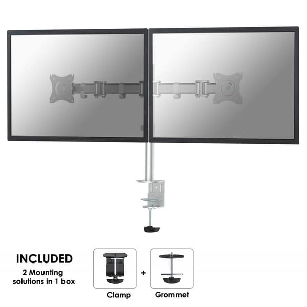 Newstar Desk Mount for Flatscreen Silver NM-D135DSILVER