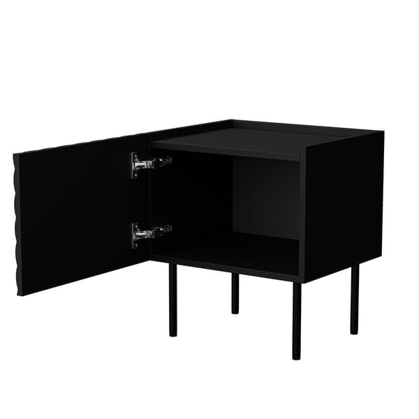 Cama Bedside Cabinet 2 pcs 47x40x52 cm Black