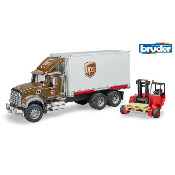 Bruder 2828 Mack UPS Truck with Forklift