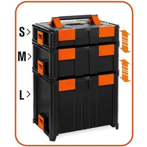 TOOD Professional Case - Stackable - ABS - 46x34x21 cm