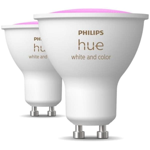 Philips Hue White+Color Ambiance GU10 LED Bulb - Adjustable Brightness