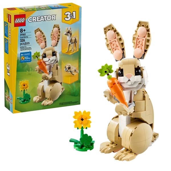 LEGO CREATOR 3 IN 1 31162 Cute Bunny - Versatile Building Set