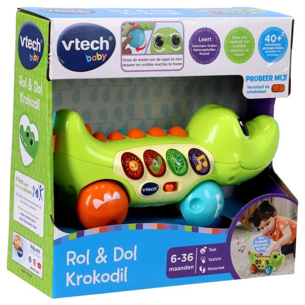 VTech Baby Rolling & Crazy Crocodile with Light and Sound