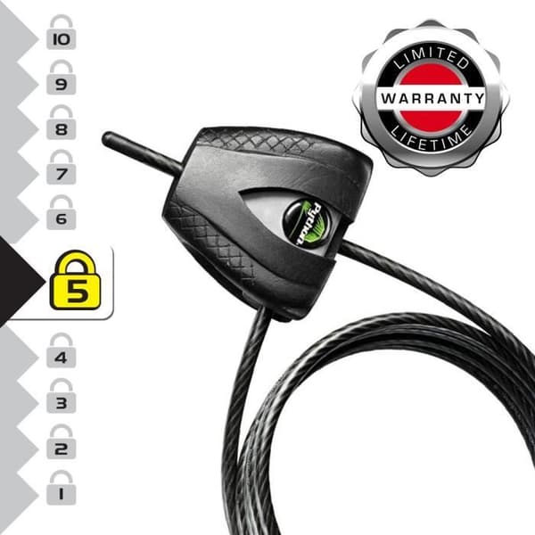 Master Lock Adjustable Anti-Theft Cable 30 cm to 1.8 m - 8417EURDPRO