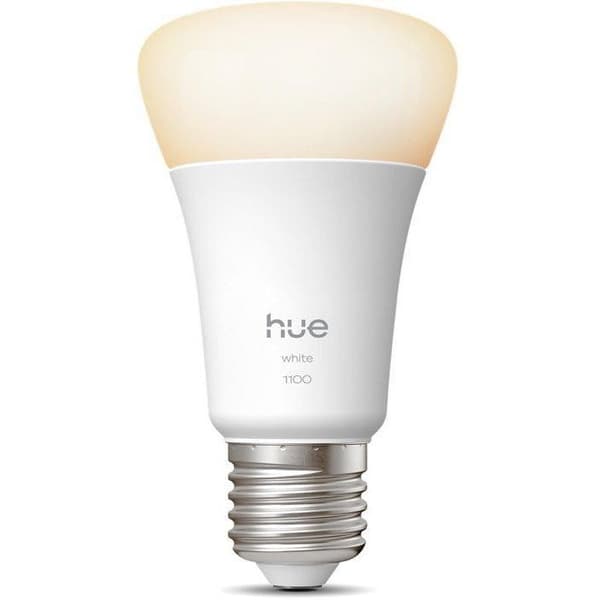 A60 Connected LED Bulb - PHILIPS HUE - Warm White Light - 2700K - E27 Base - 9.5W - 1100 Lumens