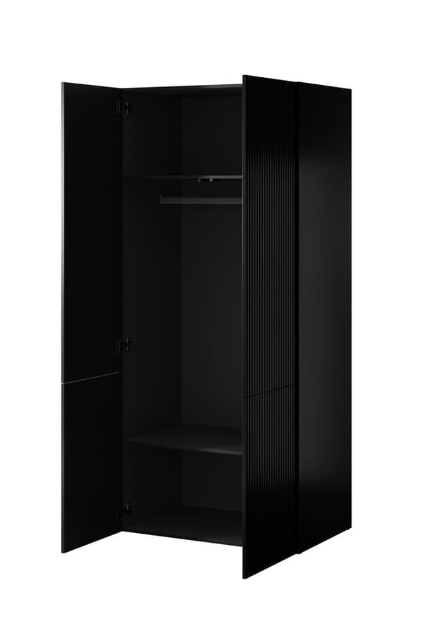 PAFOS Wardrobe 2D 90x55.5x198.5 Black Matt