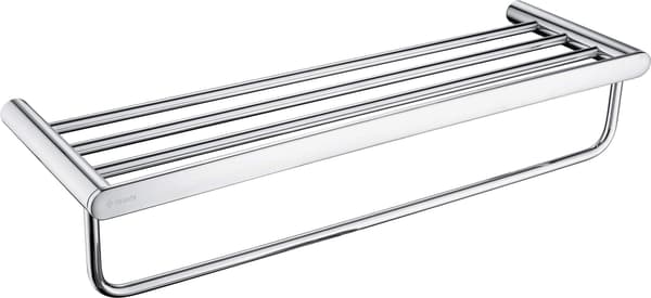 Deante Round Chrome Wall Shelf with Hanger ADR0531