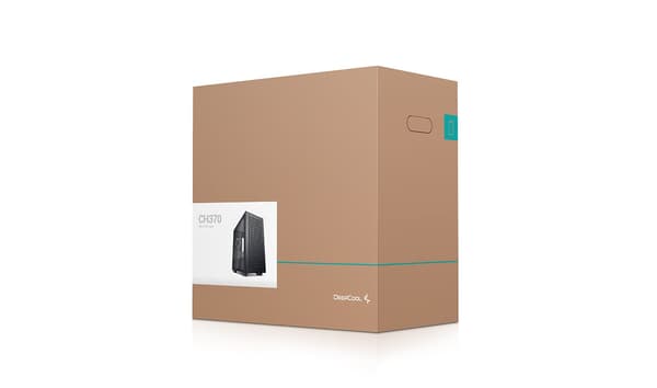 DeepCool CH370 Mini Tower Black - Micro ATX Case - High Cooling Capacity - CH370