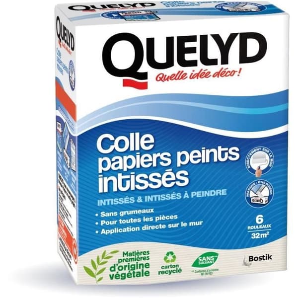 QUELYD Wallpaper Paste - Non-woven Powder - 300 g - All Rooms - Wall Application