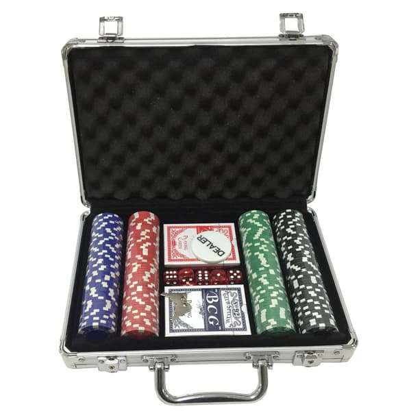 Poker Set in Aluminum Case - Complete Set for Ages 12+
