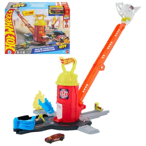 Hot Wheels City Super Rescue Fire Station