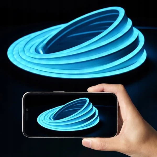 Vention Silicone Neon LED Strip 2 m with IR Remote Control, USB 5V Power Supply