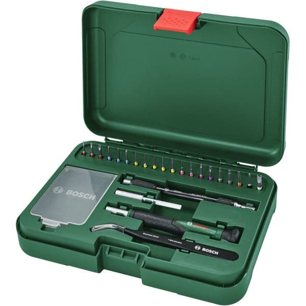 BOSCH Precision Screwdriver Set 24-Piece for Electronics, Laptops, Watches - 2607017654