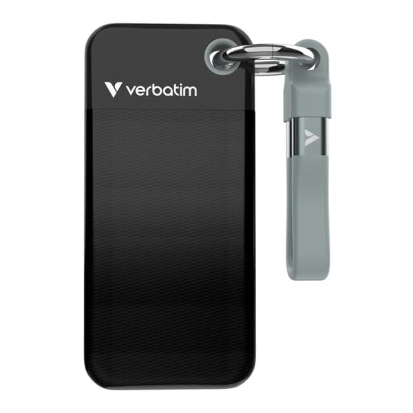 Verbatim Pocket SSD USB 3.2 - 2TB - Black/Grey (32194)