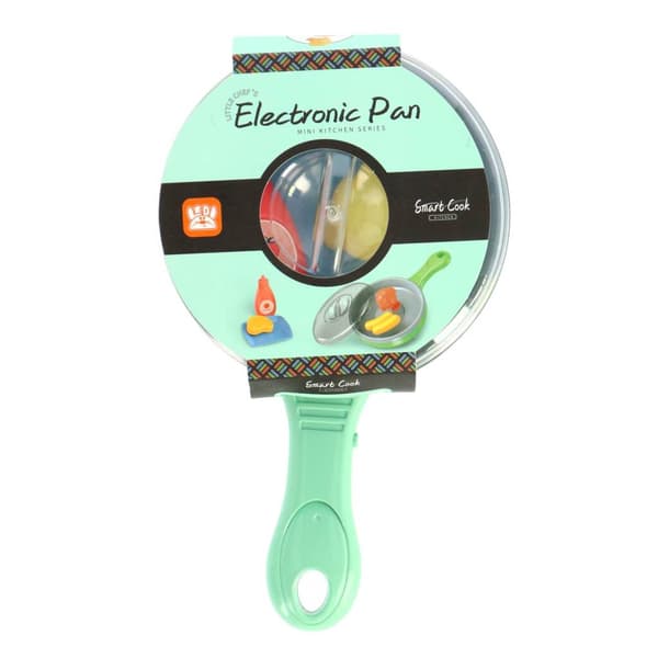 Mint Electronic Frying Pan Playset - Includes Food Items - Ages 3+