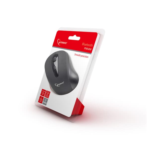 Gembird Wireless Bluetooth Mouse Black 6 Buttons 800-1600 DPI MUSWB1