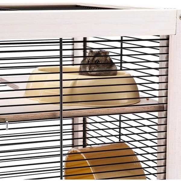 FERPLAST Hamster Cage HAMSTERVILLE Wood