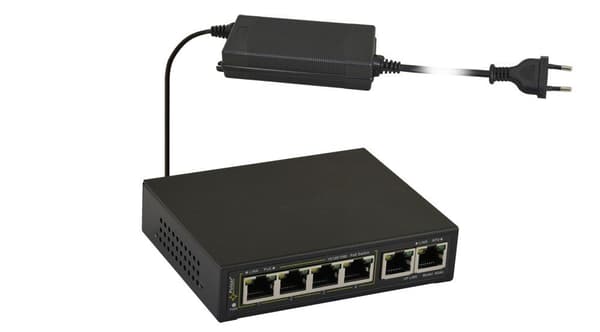 PULSAR SG64 Gigabit PoE Switch 4+2 Ports