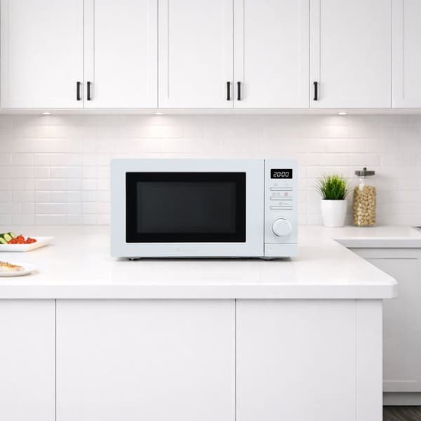 CONTINENTAL EDISON CEMO20DW Microwave - White - 1050 W - 20 L