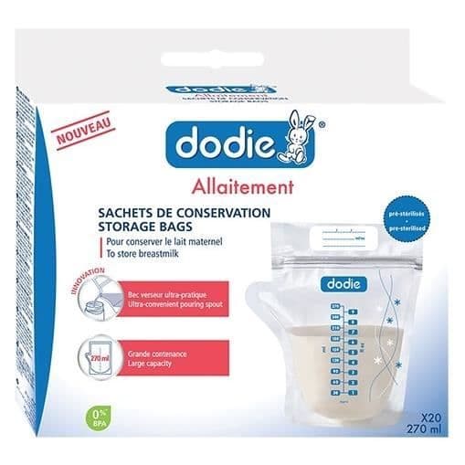Dodie Breastfeeding Storage Bags - 20 Bags
