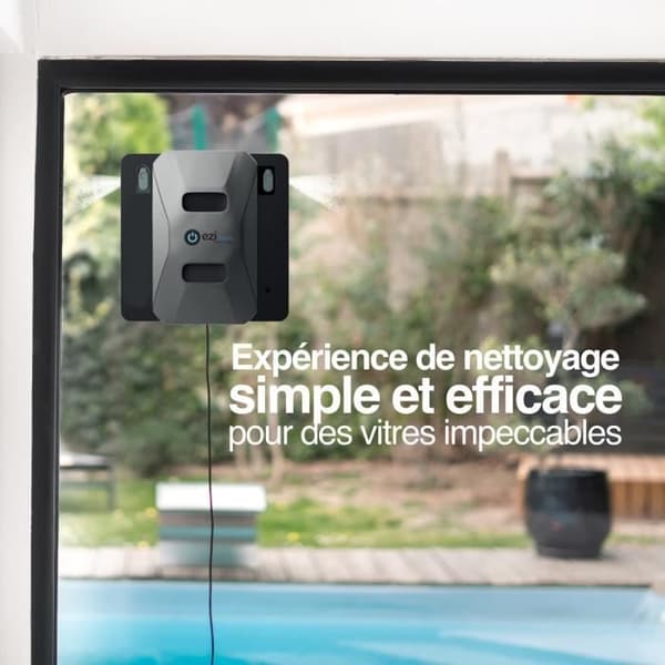 EZICLEAN Windobot S6 ULTRA Window Cleaning Robot - Fast, Powerful, Quiet - 2 Automatic Nozzles